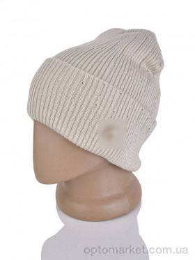 Купить Шапка жіночі 9-14 beige N.w York Yankees бежевий