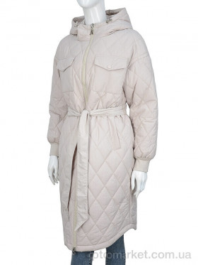 Купить Пальто жіночі 9105 beige Aixiaohua бежевий