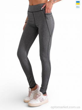 Купить Лосини жіночі 911 т.сірий Sport style сірий