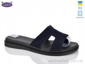 Купить Шльопанці жіночі 94 синій замш Garti синій