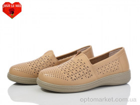 Купить Туфлі жіночі 971-5 Jiao Li Mei коричневий