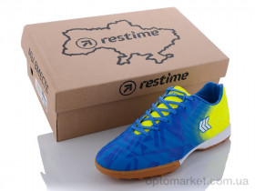 Купить Футбольная обувь детские DW020810-1 skyblue-white-lime Restime голубой