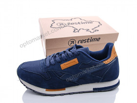 Купить Кроссовки мужчины PMO17106 navy Restime синий