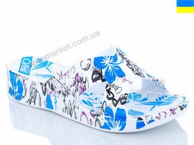 Купить Шлепки женские ВертаХ мод Ж сине-черный Verta белый