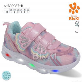Купить Кросівки дитячі A-B00987-B LED Bi&Ki рожевий