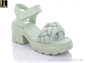 Купить Босоніжки жіночі A1-8 Lilin shoes зелений