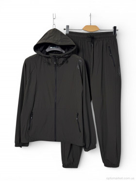 Купить Спортивний костюм чоловічі A156 d.green Audsa зелений