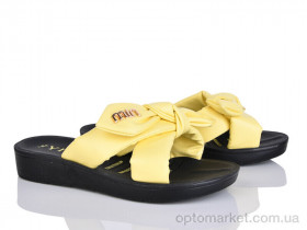 Купить Шльопанці жіночі A17-7 YiYi жовтий