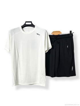 Купить Спортивний костюм чоловічі A175 white-black Audsa білий