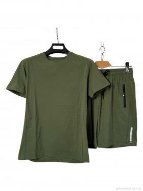 Купить Спортивний костюм чоловічі A181 green Audsa зелений