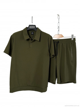 Купить Спортивний костюм чоловічі A186 green Audsa зелений