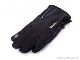 Купить Рукавички чоловічі A30-2М спорт black Королева чорний
