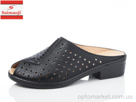 Купить Шльопанці жіночі A306-1 Saimaoji чорний