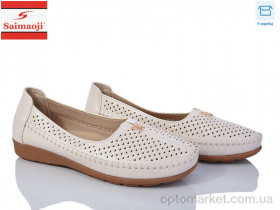 Купить Туфлі жіночі A62-5 Saimaoji бежевий