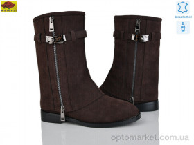 Купить Чоботи жіночі A688-6 Mei De Li коричневий
