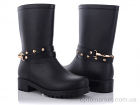 Купить Гумове взуття жіночі A707 черный Class Shoes чорний