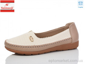 Купить Туфлі жіночі A73-16 Saimaoji бежевий