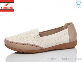 Купить Туфлі жіночі A76-16 Saimaoji бежевий