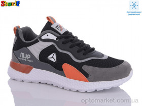 Купить Кросівки чоловічі AC2210-10 світловідбивач Jamper чорний