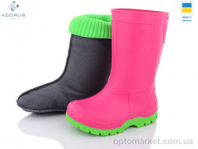 Купить Гумове взуття дитячі Асоль рожево-зелений Neposeda рожевий