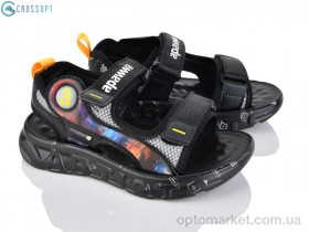 Купить Сандалі дитячі AX01-1 black Apawwa чорний