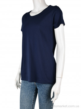 Купить Футболка жіночі B001-1 navy Fruit of the Loom синій