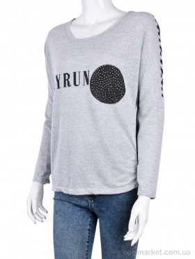 Купить Батник жіночі B0101-2 grey (10802) DuoDuoBoBo сірий