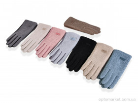 Купить Рукавички жіночі B18-65 (тедді-плюш) mix Number one мікс