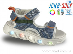 Купить Сандалі дитячі B20396-17 LED JongGolf синій