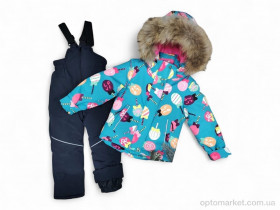 Купить Комплекти дитячі дитячі B212 бірюзовий напівкомбінезон-куртка Jie Relmo блакитний