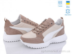 Купить Кросівки жіночі B2304 беж-молочний Cross-shop бежевий