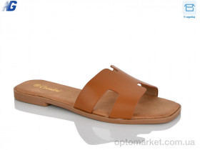 Купить Шльопанці жіночі B26237-4 Covaleri коричневий