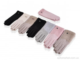 Купить Рукавички жіночі B32 (кашемір-тедді) mix Number one мікс