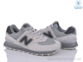 Купить Кросівки жіночі B573-5 світловідбивач N.w balance сірий