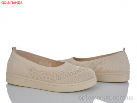 Купить Балетки жіночі B5863-1-2 QQ&Панда бежевий