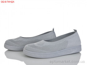 Купить Балетки жіночі B5863-1-5 QQ&Панда сірий