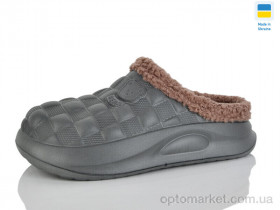 Купить Сабо унісекс B604 т.сірий TapMal сірий