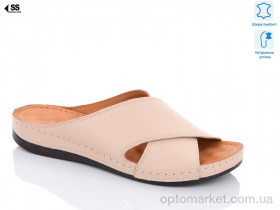 Купить Шльопанці жіночі БАТАЛ-301(29) Sherlock Soon бежевий
