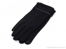 Купить Рукавички жіночі BDR02Ж трикотаж начіс Королева чорний