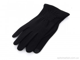 Купить Рукавички жіночі BDR07Ж трикотаж начіс Королева чорний