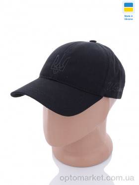 Купить Кепка чоловічі Бейсболка котон з вишивкою N015 чорний STARK чорний