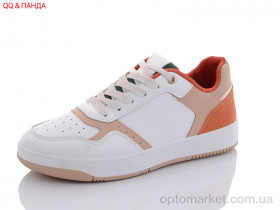 Купить Кросівки жіночі BK60 white-beige QQ shoes білий