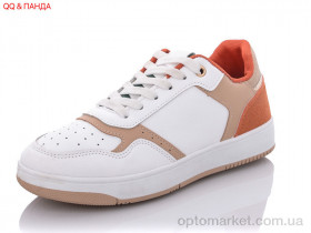 Купить Кроссовки женские BK60 white-brigr QQ shoes белый