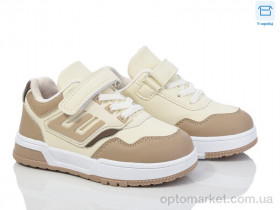 Купить Кросівки дитячі BY02-04 Смайлик бежевий