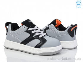 Купить Кросівки дитячі BY07-03 Смайлик сірий