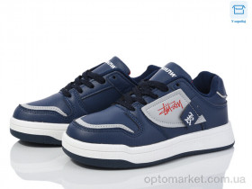 Купить Кросівки дитячі BY08-03 Смайлик синій