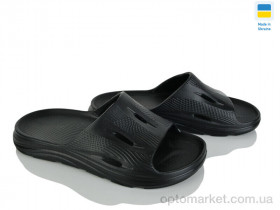 Купить Шльопанці чоловічі C119 чорний Krok чорний