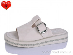 Купить Шльопанці жіночі C23-2 Jiao Li Mei бежевий