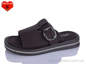 Купить Шльопанці жіночі C23-5 Jiao Li Mei коричневий