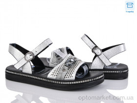 Купить Босоніжки жіночі C703-3 Fuguiyun срібний